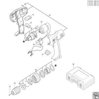 FEIN Halter | Ersatzteile für ABS 12 - 31333055003