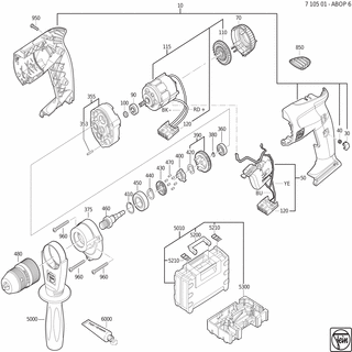 FEIN Schraube | Ersatzteile für ABOP 6 (18V) - 43072010009