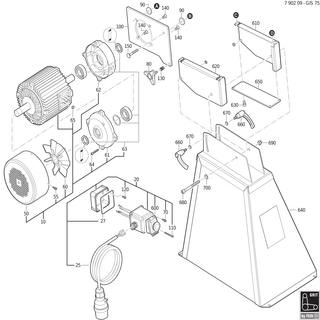 FEIN Senkschraube M8X20 | Ersatzteile für GRIT GIS 75 - 39000000537
