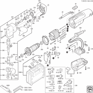 FEIN Rillenkugellager | Ersatzteile für BLS 2.5 E (50/60Hz, 220/230V) - 41701007266