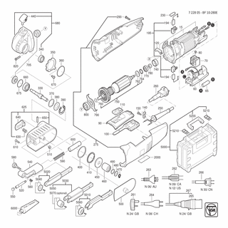FEIN Drahtbügel | Ersatzteile für BF 10-280 E (50/60Hz, 220/230V) - 30232050000