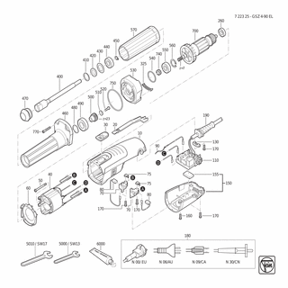 FEIN Schutzgitter | Ersatzteile für GSZ 4-90 EL (50/60Hz, 220/230V) - 32901052000