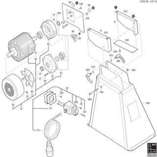 FEIN Schraube M8X25 | Ersatzteile f�r GRIT GIS 75 - 39000000434