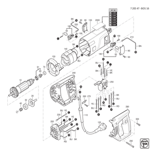FEIN Deckel | Ersatzteile für BOS 16 (50/60Hz, 220/230V) - 32424029000