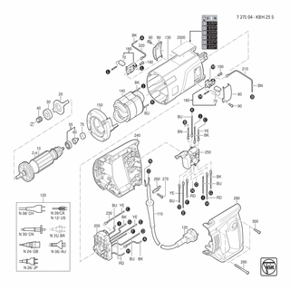 FEIN Handgriff | Ersatzteile für KBH 25 S (50/60Hz, 220/230V) - 32119078030