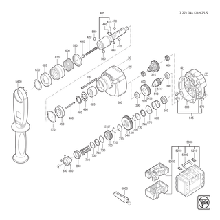 FEIN Handgriff | Ersatzteile für KBH 25 S (50/60Hz, 220/230V) - 32119078030