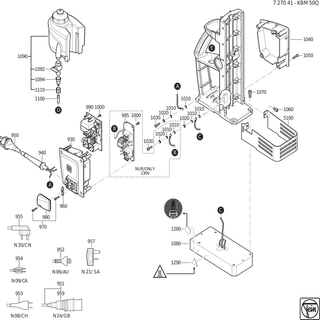 FEIN Welle, verzahnt Z=19 | Ersatzteile f�r KBM 50 Q (50/60Hz, 220/230V) - 33713071000