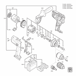 FEIN Griff | Ersatzteile für ASCM 14 QX (14,4V) - 32119122000