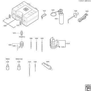 FEIN Deckel | Ersatzteile f�r KBM 32 Q (50Hz, 230V) - 32429135010