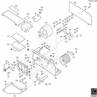 FEIN Schalter 400V50Hz | Ersatzteile für GRIT GI 100 - 39000000116