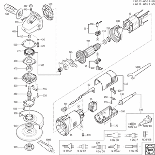 FEIN Kegelradgetriebe Z=11/41 | Ersatzteile für WSG 8-125 (50/60Hz, 220/230V) - 33809238020