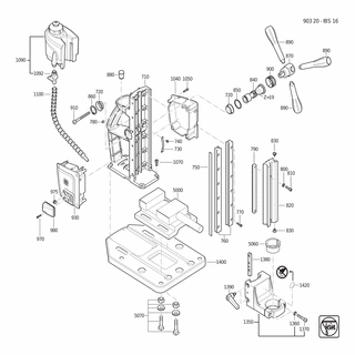 FEIN Prismenschraubstock | Ersatzteile für IBS 16 - 90701002010