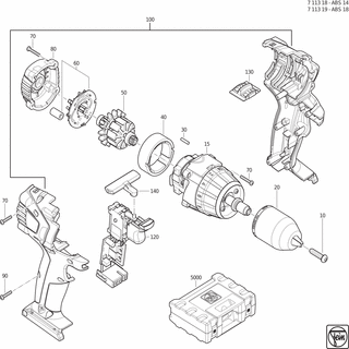 FEIN Deckel | Ersatzteile für ABS 18 - 31333127000