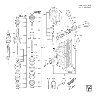 FEIN Bürstenhalter Set 50Hz230V | Ersatzteile für KBU 35 MQ (50/60Hz, 220/230V) - 30712096010