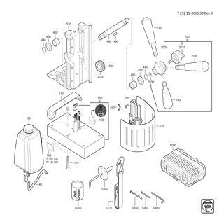 FEIN Schraube M5 X 10 | Ersatzteile f�r KBB 30 Rev. X - 43098705060