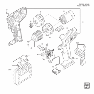 FEIN Griff | Ersatzteile für ABSU 12 W4 - 32125059000
