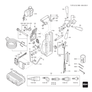 FEIN Handgriff | Ersatzteile für JHM USA 101 X - 31298330020