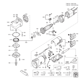 FEIN Bolzen | Ersatzteile f�r GRIT GHB 15-50 Inox - 39000006391