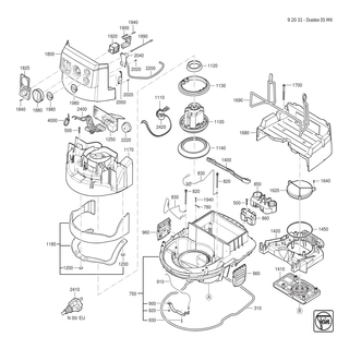 FEIN Kabel | Ersatzteile f�r Dustex 35 MX - 31345046000