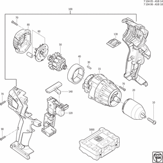 FEIN Anker 14V | Ersatzteile für ASB 14 - 31333120000