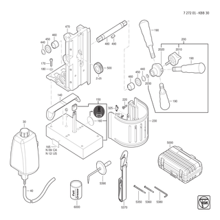 FEIN Getriebegeh�use | Ersatzteile f�r KBB 30 - 31998633040