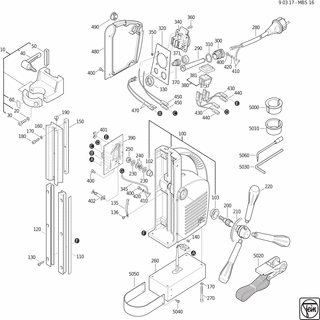 FEIN Verbindungskabel | Ersatzteile für MBS 16 (50/60Hz, 220/230V) - 30719877010