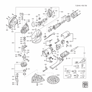 FEIN Magnet | Ersatzteile für FOS 750 (50/60Hz, 230V) - 32172014010
