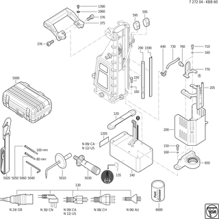 FEIN F�hrung | Ersatzteile f�r KBB 60 - 31998633840