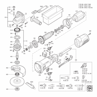 FEIN Anker | Ersatzteile für WSG 7-115 (A) - 53299009230