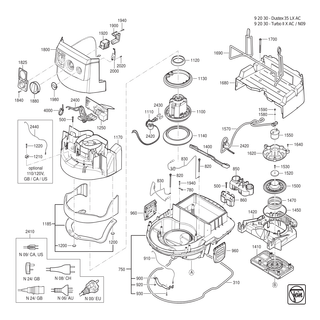 FEIN Schraube | Ersatzteile f�r Dustex 35 LX AC - 31345049000