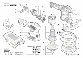 BOSCH Ringkugellager | Ersatzteile f�r PEX 400 AE -...