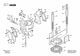 BOSCH Handgriff | Ersatzteile f�r GOF 2000 CE - 2610996107