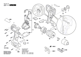 BOSCH Verstellhebel | 2609101484