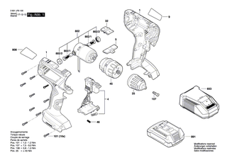 BOSCH Verstellhebel | 2609101484