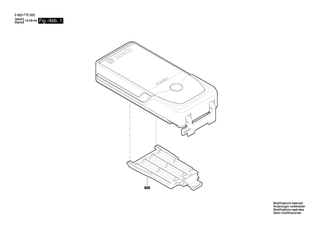 BOSCH Batteriedeckel | 2609101471