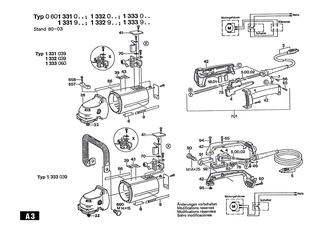 BOSCH Typschild | Ersatzteile f�r Winkelschleifer | 160111A3H3