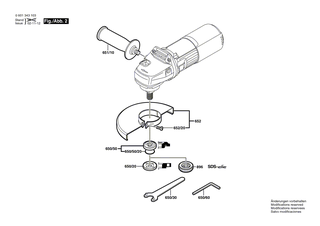 BOSCH Bürstenhalter | Ersatzteile für GWS 9-125 CM | 1600A003G4