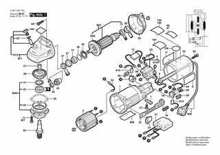 BOSCH Motorgehäuse | Ersatzteile für GWS 9-125 CE | 16051082CC