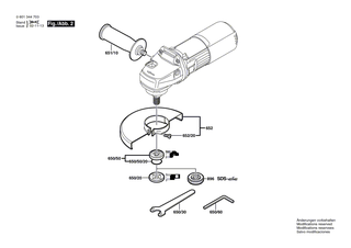 BOSCH Motorgehäuse | Ersatzteile für GWS 9-125 CE | 16051082CC