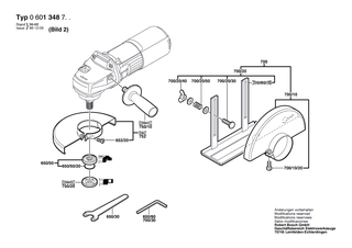 BOSCH Typschild | Ersatzteile fr Winkelschleifer | 160111A3H3