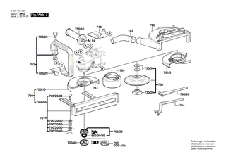 BOSCH Saugkrmmer | Ersatzteile fr GWS 2000-180 J | 1600793007