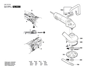 BOSCH Typschild | Ersatzteile fr GBR 14 C | 160111A3H3