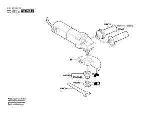 BOSCH Rillenkugellager | Ersatzteile für EHS 6-115 | 1619P11240