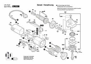 BOSCH Brstenhalter | Ersatzteile fr GWS 580 | 1619P01811