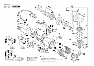 BOSCH Brstenhalter | Ersatzteile fr GWS 780 C | 1619P01811