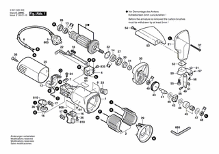 BOSCH Getriebegehaeuse | Ersatzteile für GSC 160 | 3605106105