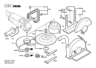 BOSCH Zweilochmutterndreher | Ersatzteile fr GWS 230 | 1607950048