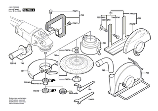 BOSCH Aufnahmeflansch | Ersatzteile fr GWS 2000-23 J | 1605703099