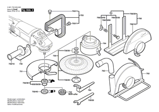 BOSCH Zweilochmutterndreher | Ersatzteile f�r GWS 23-180 | 1607950048