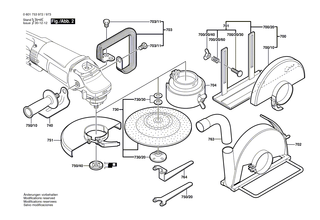 BOSCH Verschlussdeckel | Ersatzteile f�r GWS 23-180 JS | 1618B00802